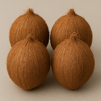 brown coconut